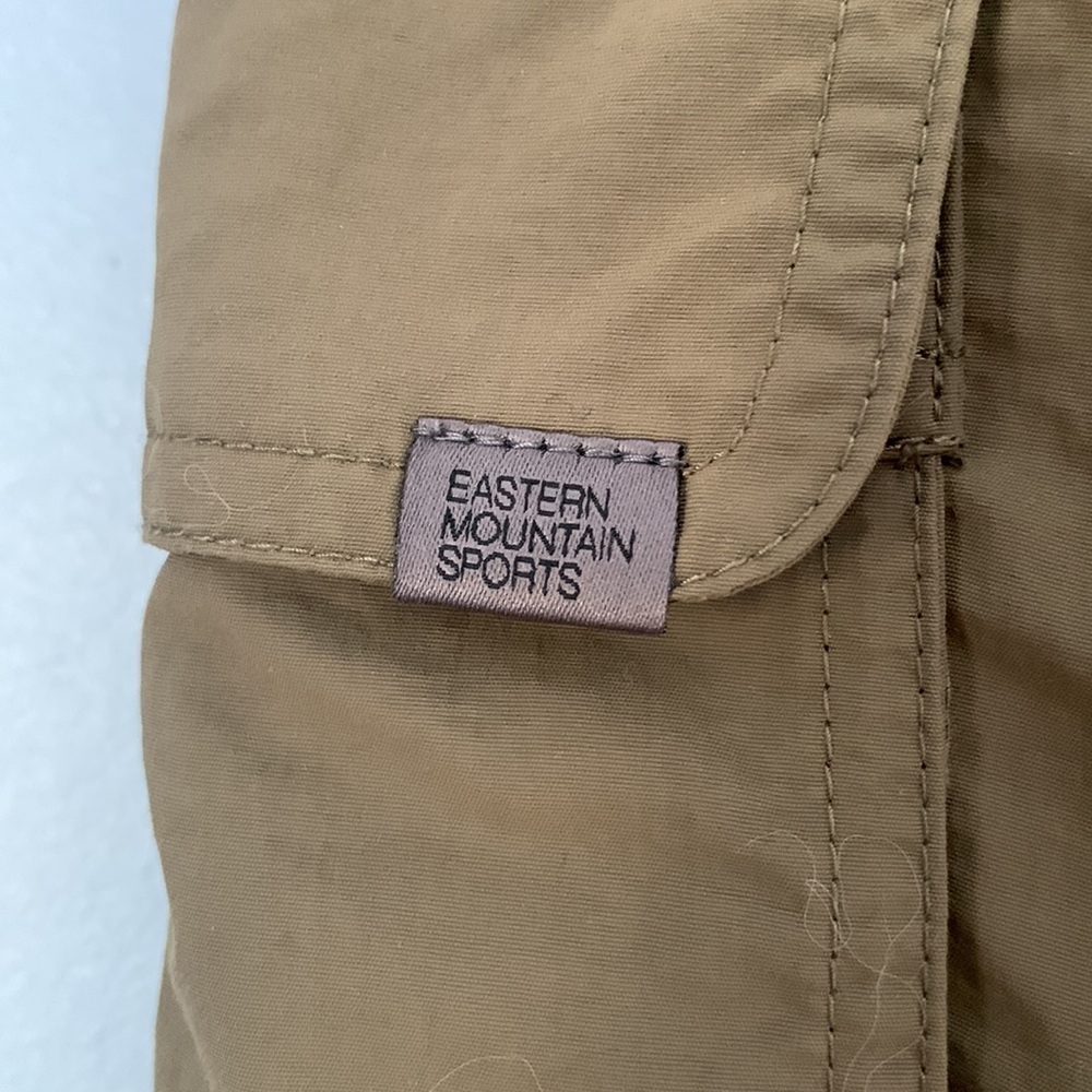 Eastern Mountain Sports Hiking Pants Size 34X32 Like New Army Green Ankle Zip - Picture 8 of 12